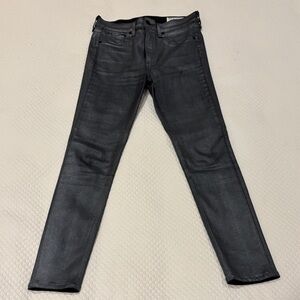 rag & bone Women's Gunmetal Skinny Jeans